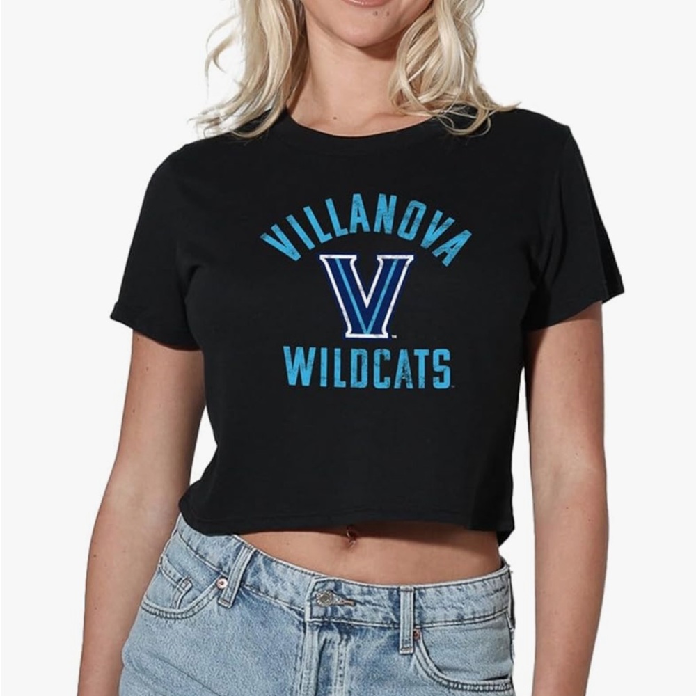 Villanova Wildcats Women's  Crop Top, NWT, M